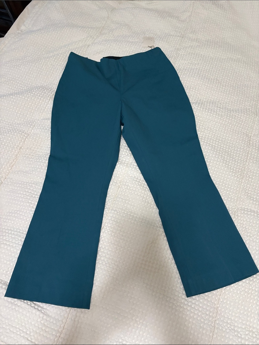 Women’s Teal Kick Flare Pants with Stretch Fit Size 14 by a new day
